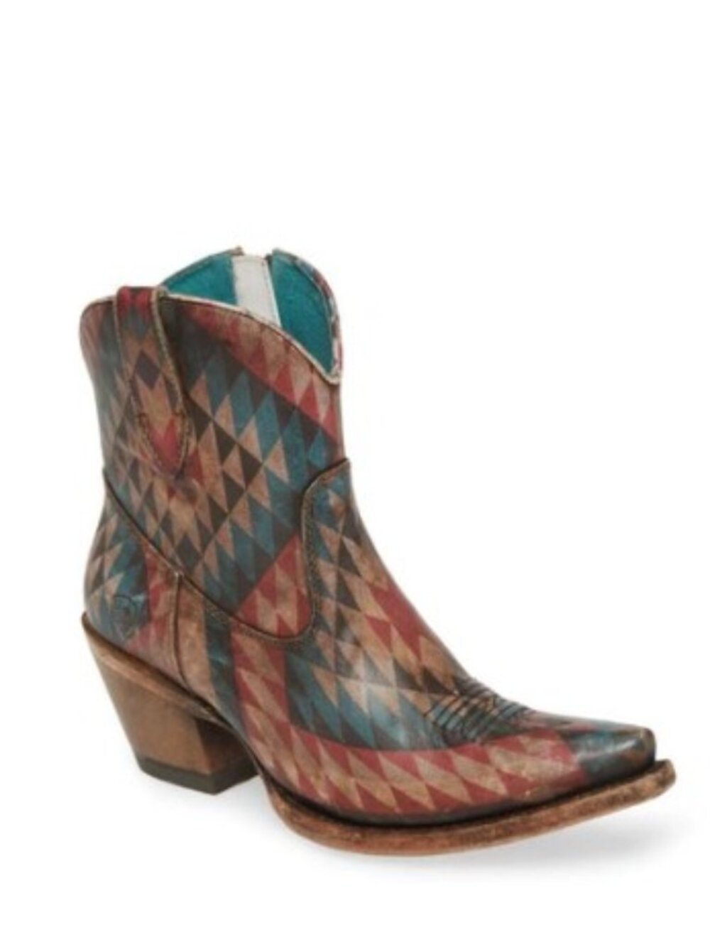 Ariat Circuit Cruz - Eye Dazzler Aztec Cowgirl Boots - Size 8